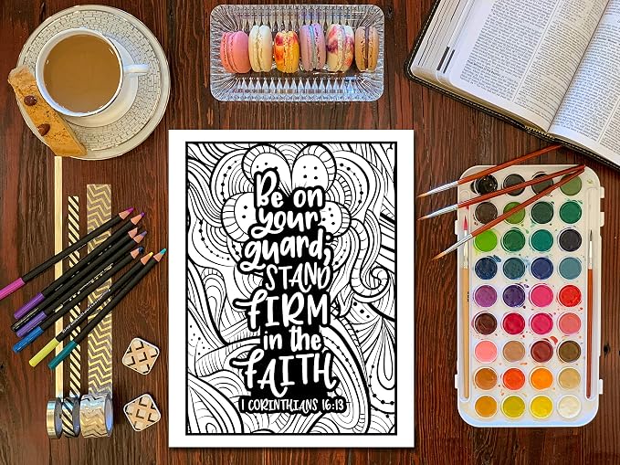 Bible Verse Coloring Book for Girls