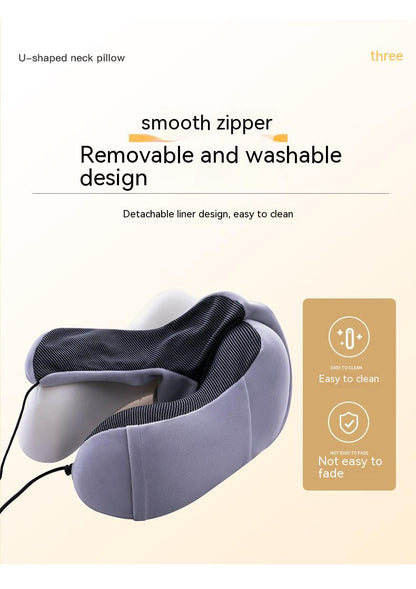 Memory Foam U-Shaped Travel Pillow