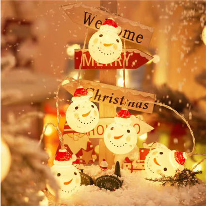 Snowman string lights Christmas lights decoration lights