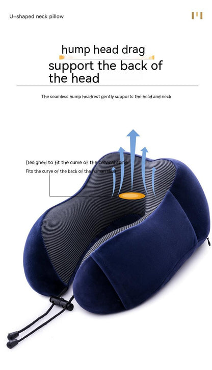 Memory Foam U-Shaped Travel Pillow