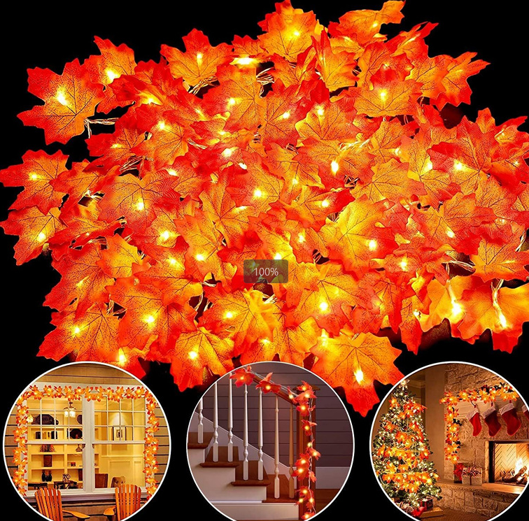Maple Leaf Light String