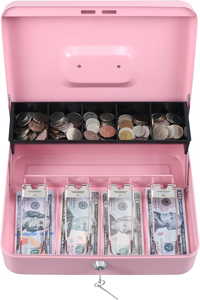 Cash Box with Money Tray
