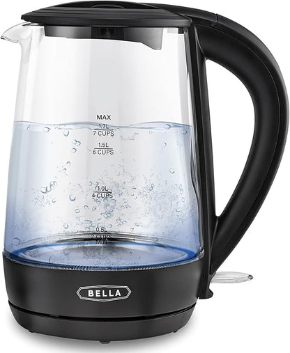 bella 1.7 Liter Glass Electric Kettle