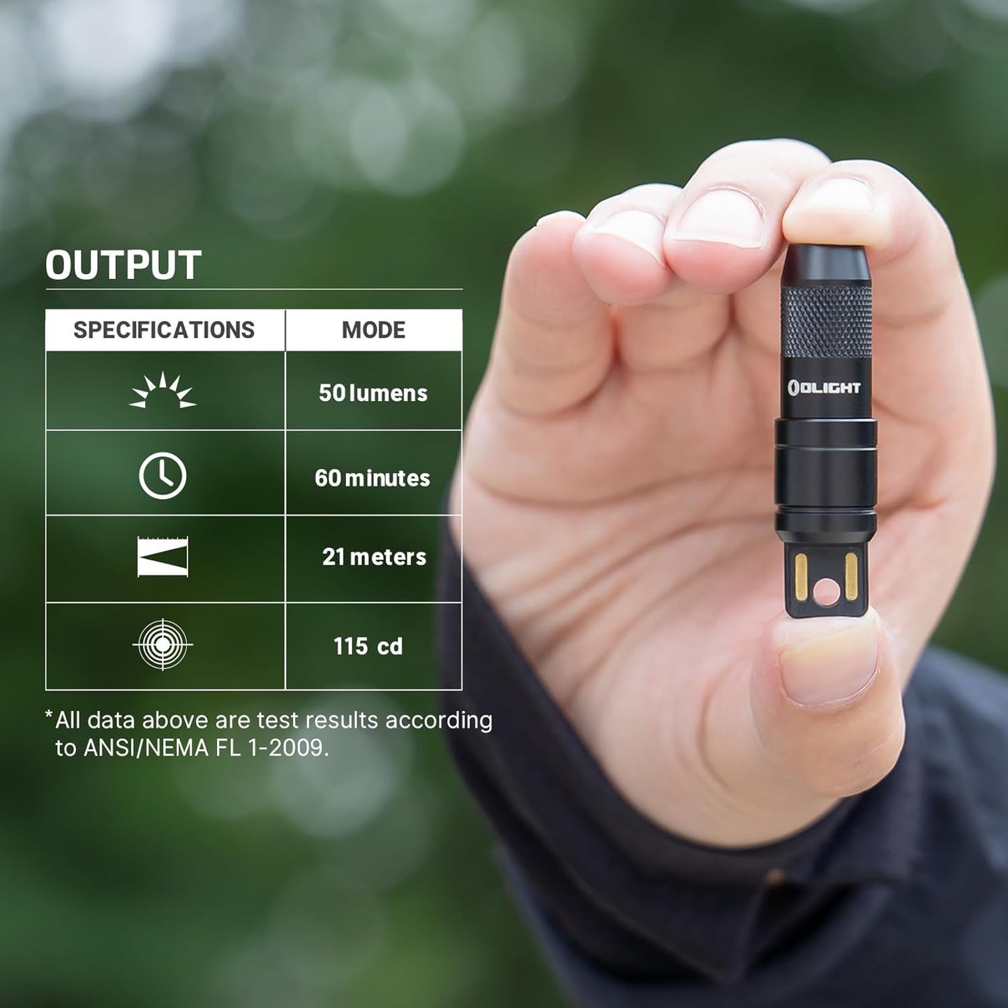 Rechargeable Keychain Flashlight