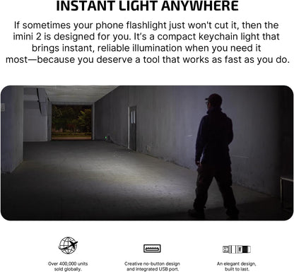 Rechargeable Keychain Flashlight