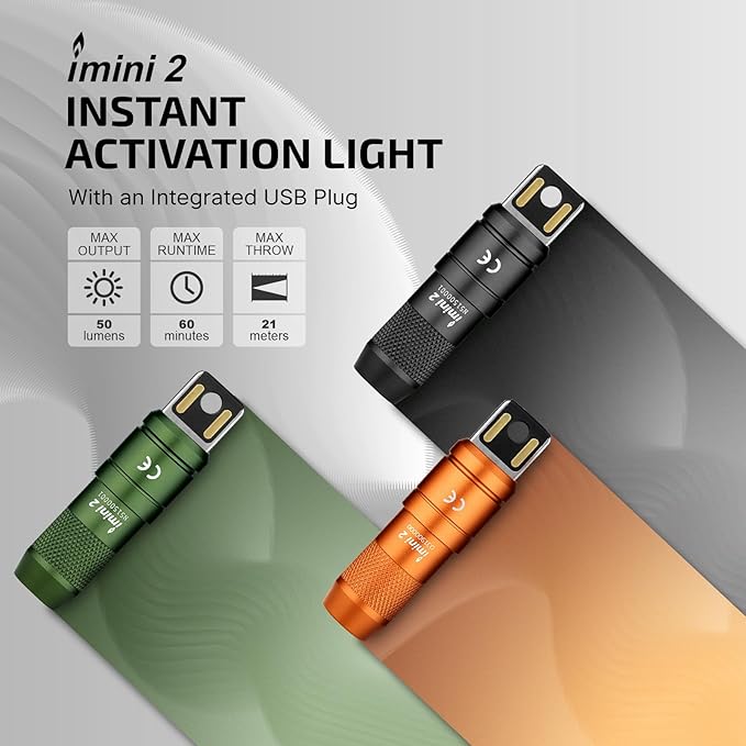 Rechargeable Keychain Flashlight