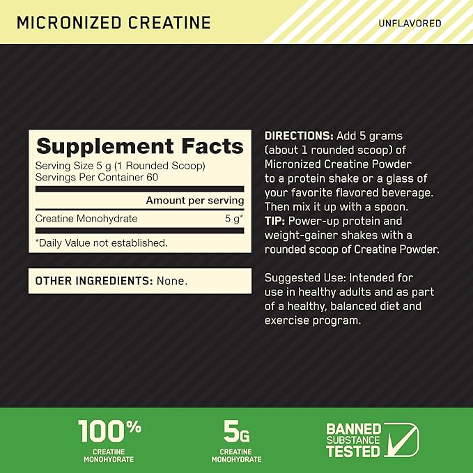 Micronized Creatine Monohydrate Powder