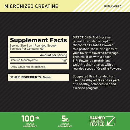 Micronized Creatine Monohydrate Powder
